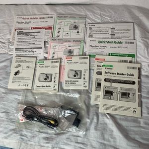Canon manuals & guides 2005 SD500 power shot digital ELPH